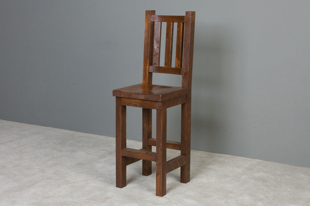 Viking Log Furniture Barnwood Pub Chair