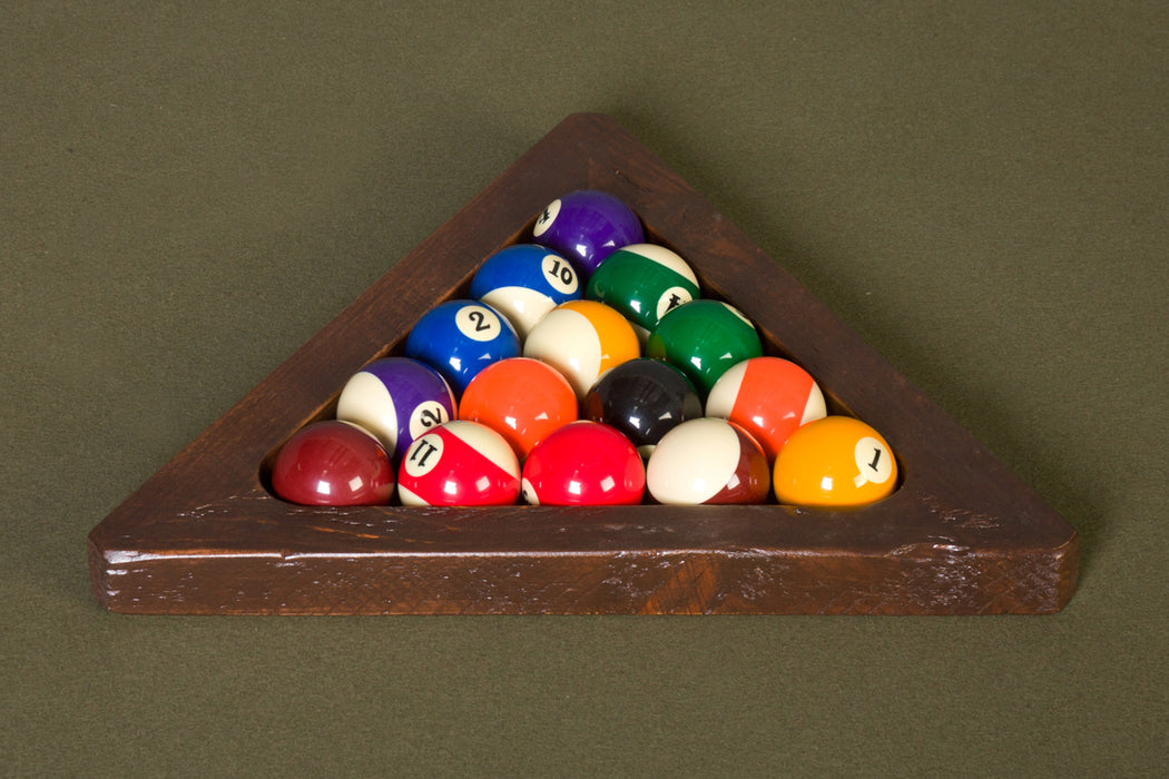 Viking Log Furniture Barnwood Pool Ball Triangle